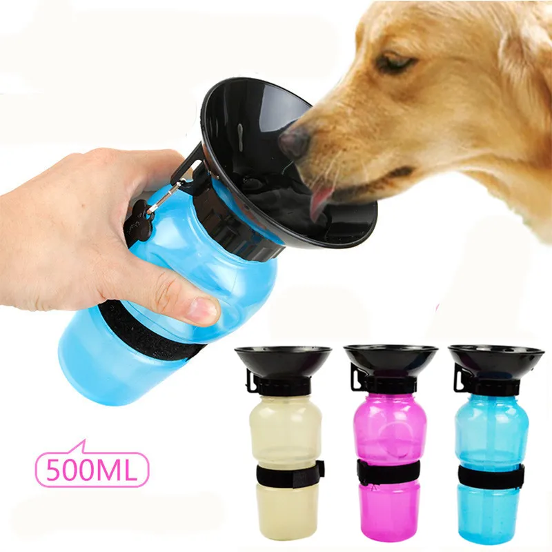 

Wholesale Manufactory Food Grade Leak Proof Portable Puppy Pet Dog Travel Water Bottle