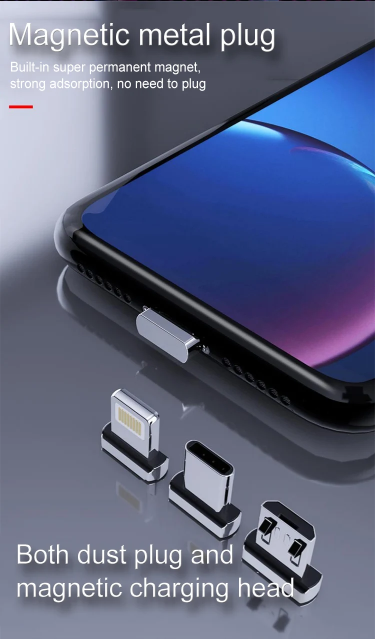 SIPU Fast Charger 3 In 1 Magnetic Charging Usb Cable - ANKUX.COM