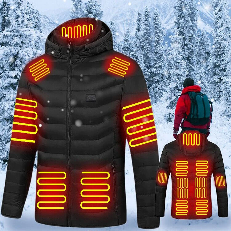 Veste Chauffante Customized Logo 5V Heating Clothing Winter Waterproof Electric Usb Thermal Puffer Heated Jacket For Men Women