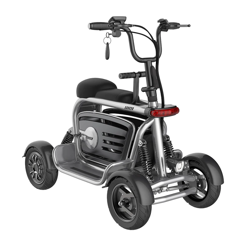 

800w electric Tricycle Removable Electric Scooter Foldable dual motor Mobility electric Scooter, Black