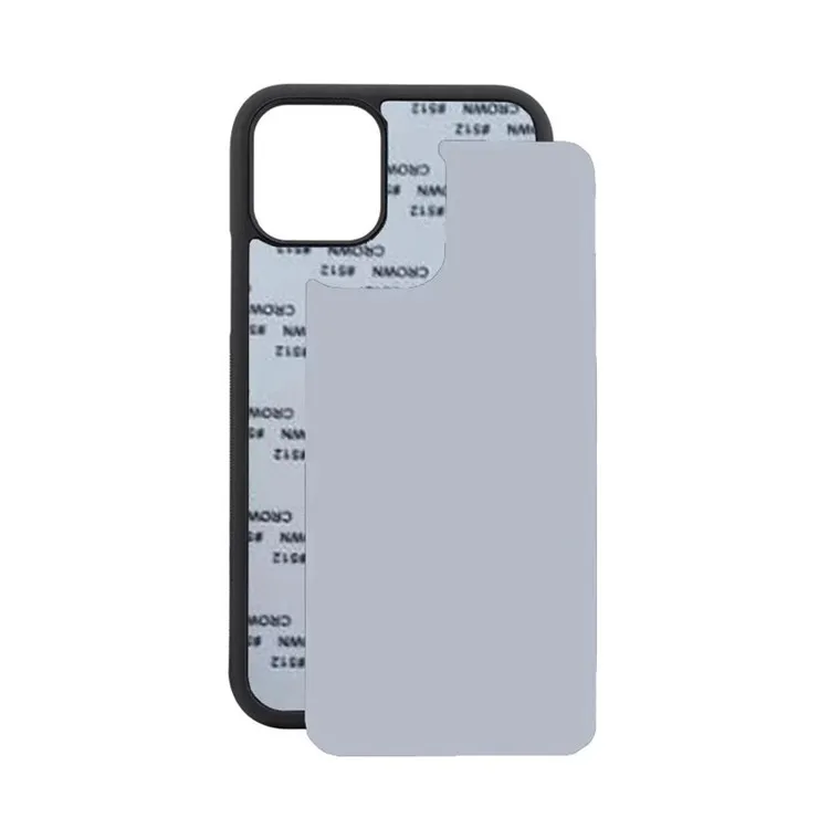 

Sublimation Blank 2D PC / TPU Phone Case With Aluminum Insert for iPhone models