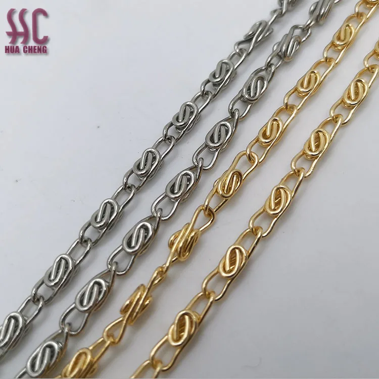 

Hot selling iron metal handbag chain for purse chain bag parts for bag accessory chain