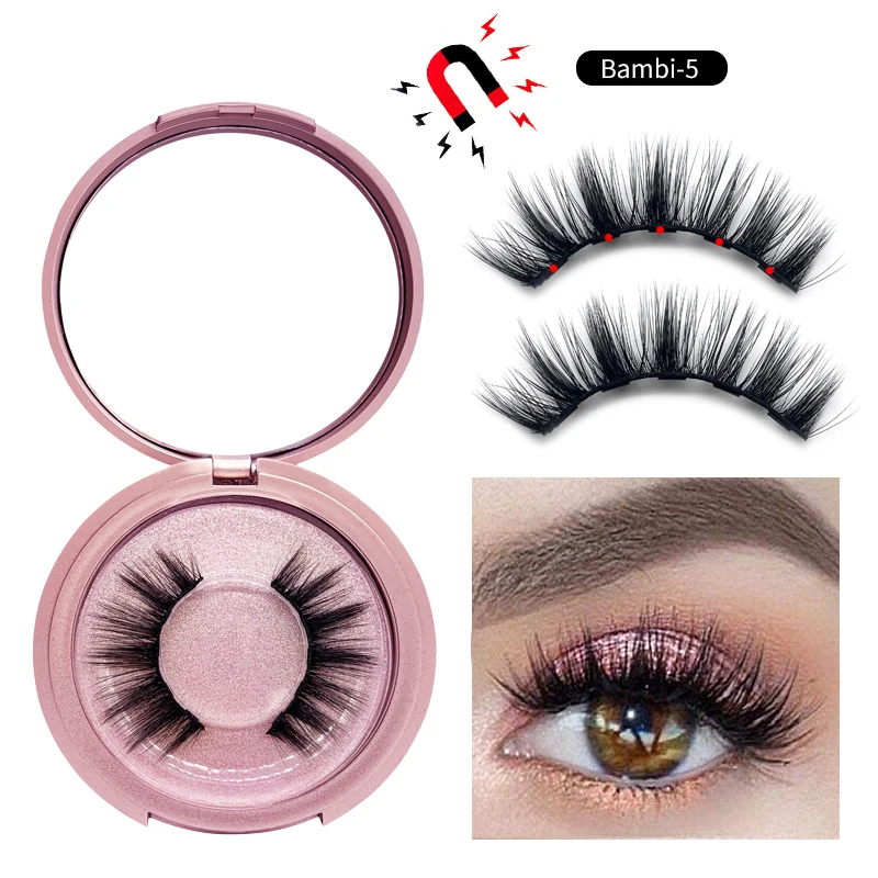 

Wholesale price Retro style faux eyelashes magnetic eyelash