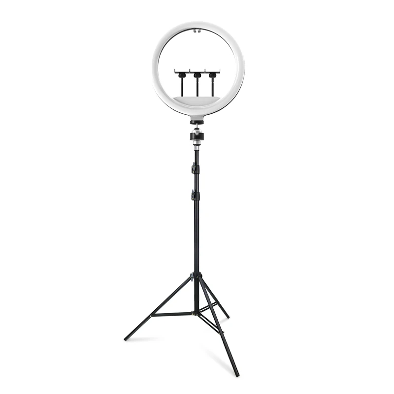 

Hot sale Make up Live Streaming Dimmable RGB Big 18 Inch Led Selfie Ring Light With Tripod Stand