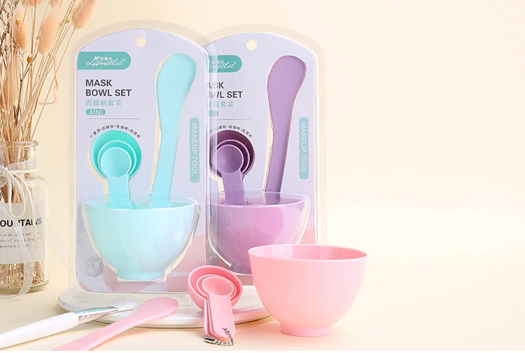 Lameila 6 In 1 Cosmetic Tool Makeup Face Mask Mixing Bowl Set Mask Stick  Brush Spoon Bowl Set Silicon Face Mask Bowl Set Sy - Buy Face Mask Mixing  