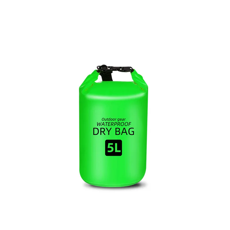 

2/5/10/20/30L 500D PVC custom logo printing waterproof ocean bag, ocean pack dry bag, Yellow, white,black, green,orange