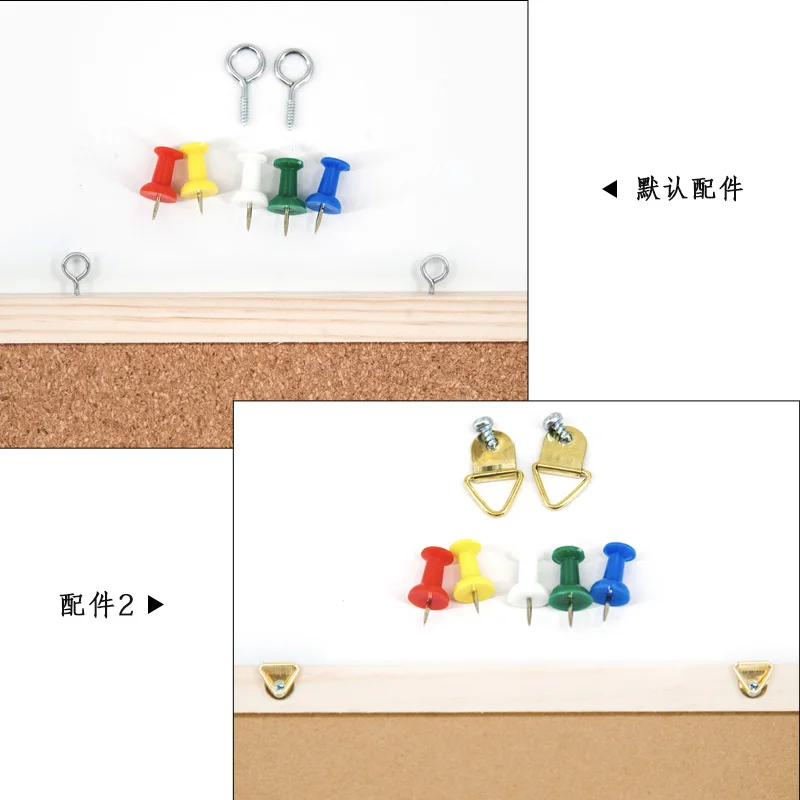 
Wholesale Custom Standard Sizes Bulletin Notice Message Cork Board in Wooden Frame 