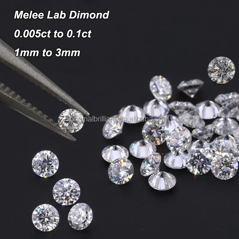 

Starsgem polished hpht diamond china 1.3-1.7mm lab created diamonds