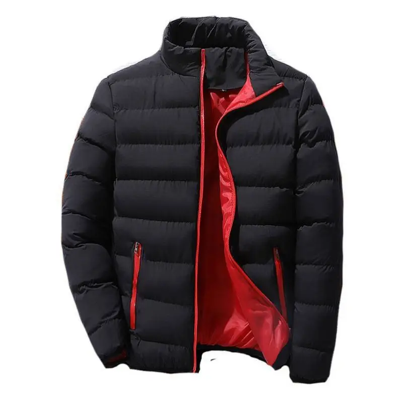 

2020 autumn and winter padded coat men's stand-up collar zipper cardigan men's winter jackets & coats, Customized color