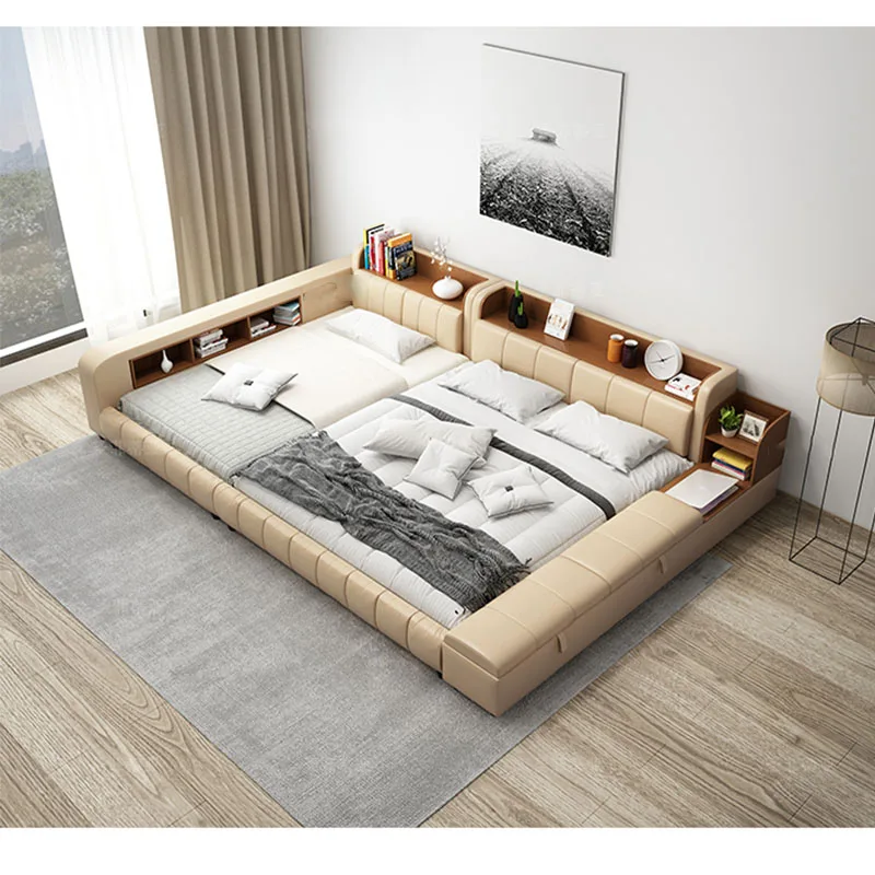 Mother And Child Multifunction Apartment Bed With Hidden And