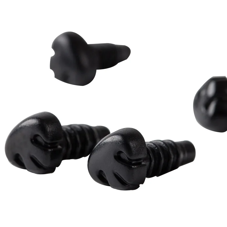

Safety Matte Black Noses with Washers DIY Sewing Crafting Buttons for Puppet Bear Doll Animal Stuffed Animals Toys, Red black pink grey brown or customized