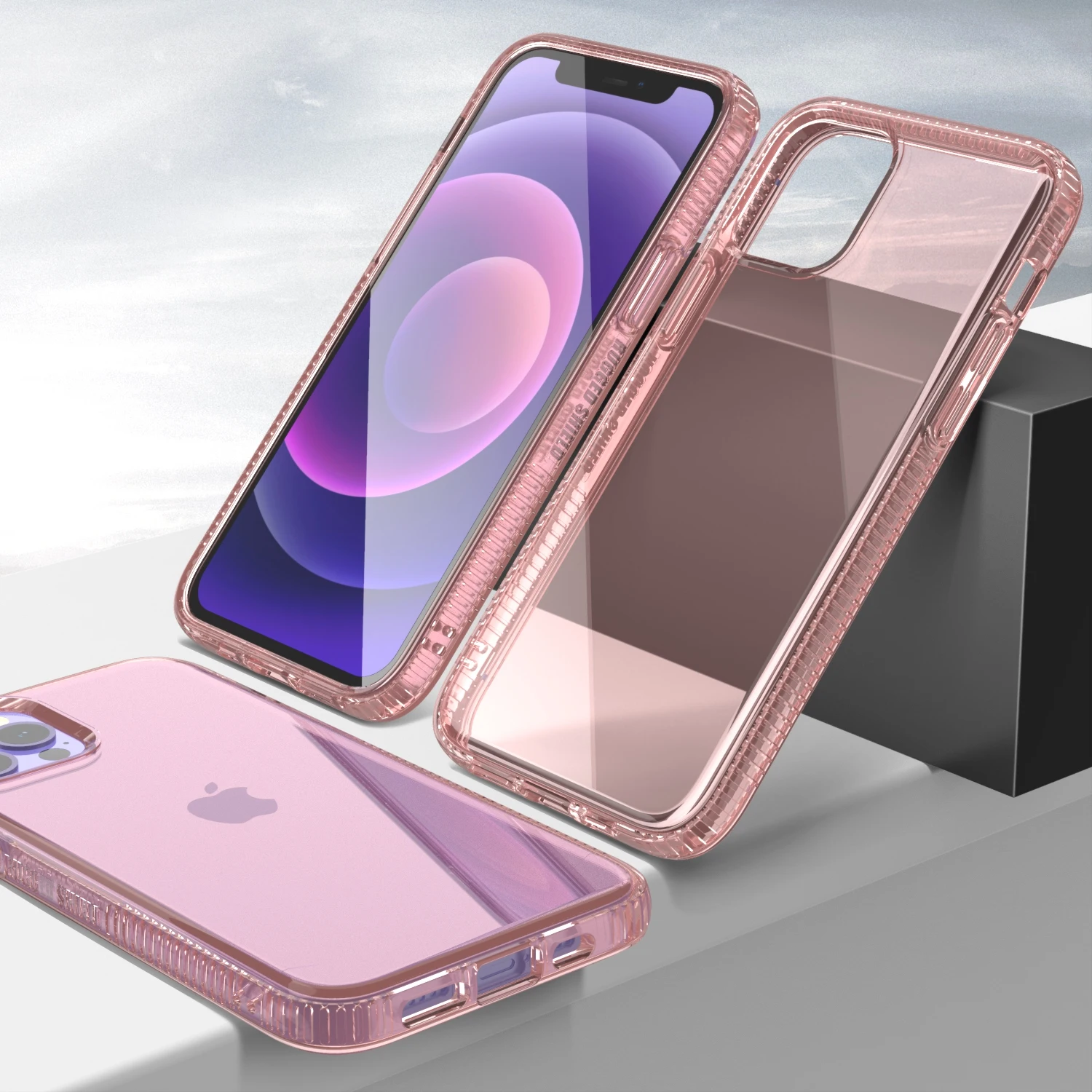 

2021 Most Popular Silicon Tpu Phone Case 360 Protective For Iphone 11/12 pro/12 Mini Cover, Transparent