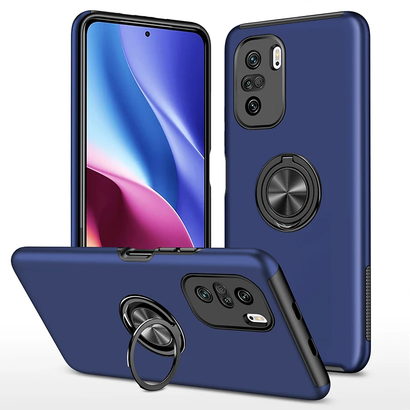 

Factory Hard Phone Case For redmi note 9 10 11 shockproof Kickstand phone Case For redmi k40