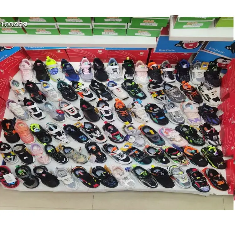 

4.25 Dollars Model ZJX001 Size 26-41 Knitting Kids running casual sports shoes with different patterns, Mix