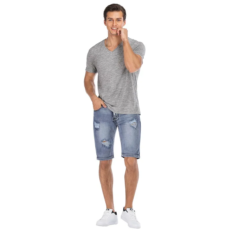 

DLL 2021 Hot Sale Fashion Vintage Jean Outfit Jeans for Men Summer Shorts