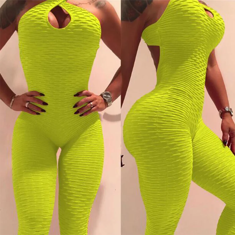 

2021 new textured anti cellulite sexy butt lifting leggings girls bubble bodysuit, Customized colors