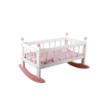 baby doll and cradle
