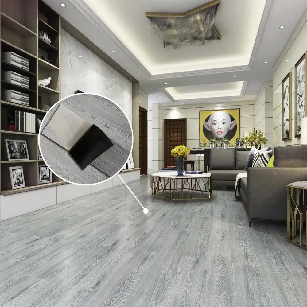 
Commercial SPC Luxury Non-Slip Indoor Plastic Lock PVC Vinyl Planks Click Flooring Tiles 