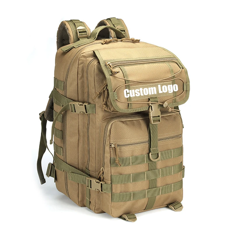 

LHI 45L Camouflage Hunting MOLLE Bag Rucksack Assault Back Pack Army Military Tactical Backpack