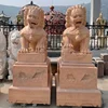 Natural Marble Chinese lion Garden Statues