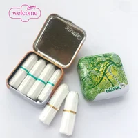 

Wholesale Private Label Hygienic Biodegradable Women Organic Cotton Tampons , Tampon Pads Manufacturers
