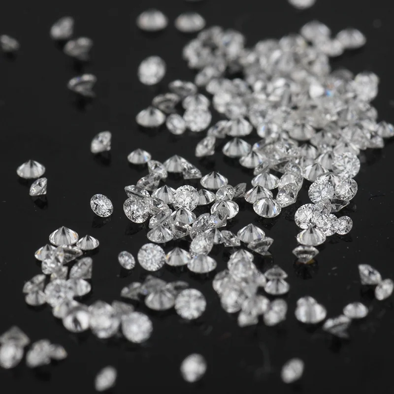 

Factory Price Good Quality VVS Clarity D Color Lab Grown Diamond HPHT Diamond melee 1.3mm Full Stock For Sale
