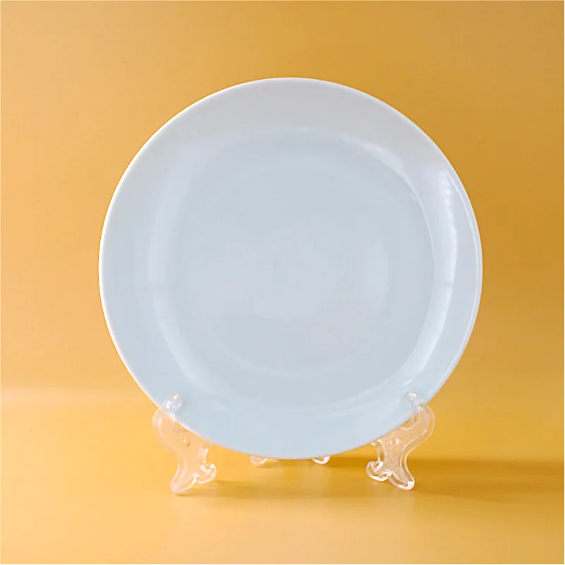 

White Porcelain Plate Restaurant Tableware Ceramic Plate