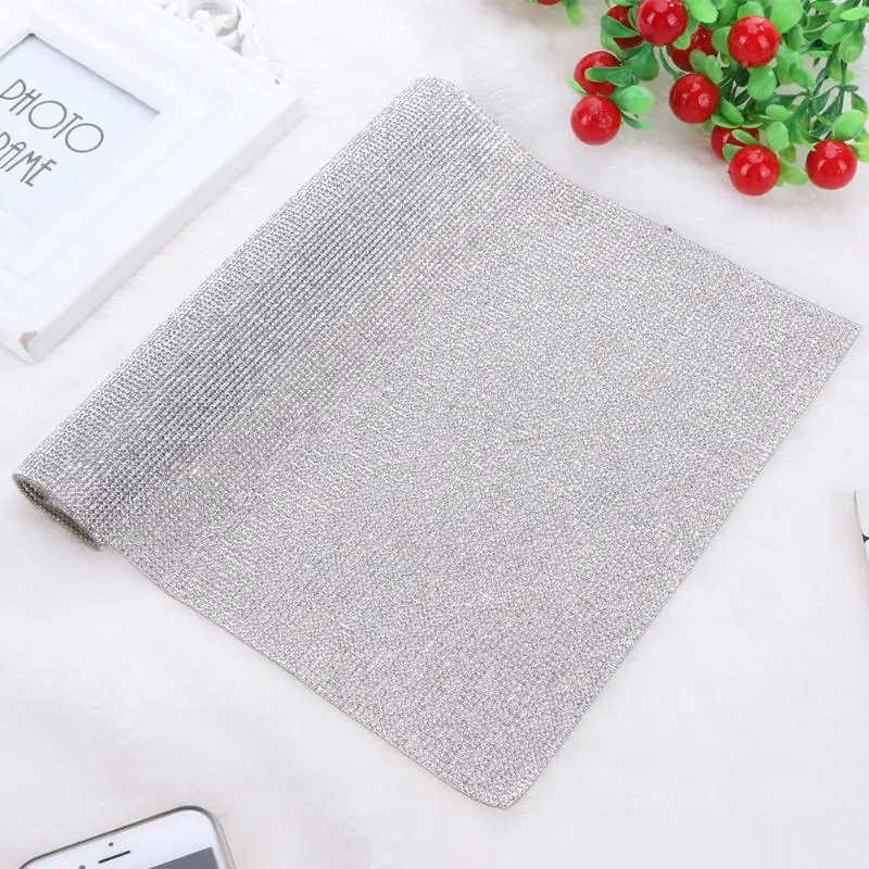 

240X400mm hot sale Self adhesive iron on sticker bling mesh hot fix crystal bling rhinestone sheets