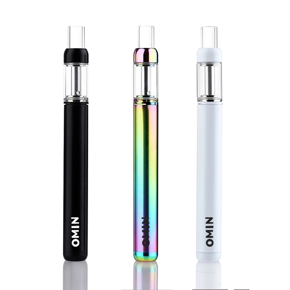 

top filling disposable CBD vape pen with 0.3ml, 0.5ml, 0.8ml, 1.0ml atomizer, Black, white, ss, blue, pink, rainbow.