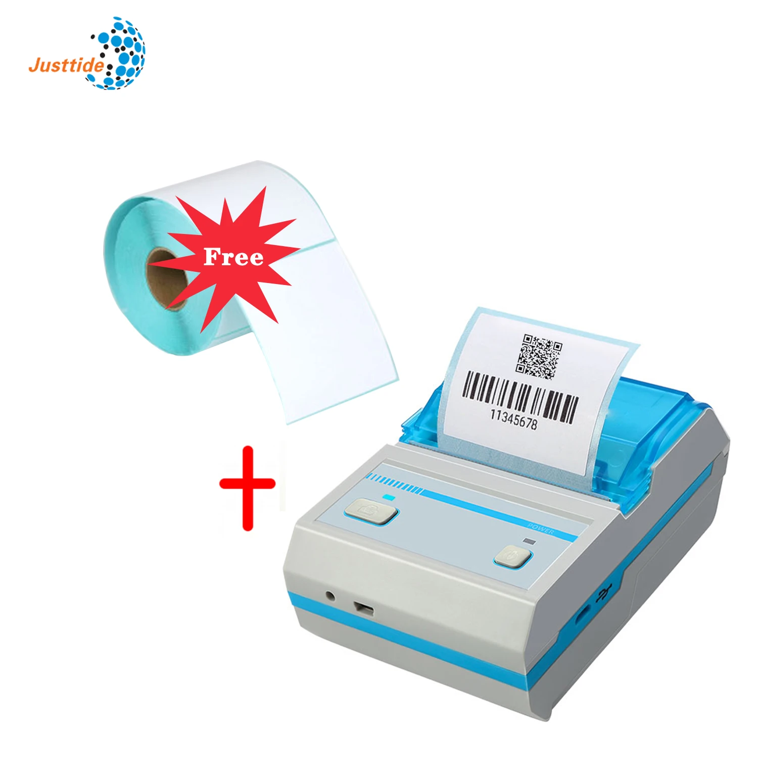 

Mini smart portable bluetooth printer bussiness card bluetooth lable bar code label printer