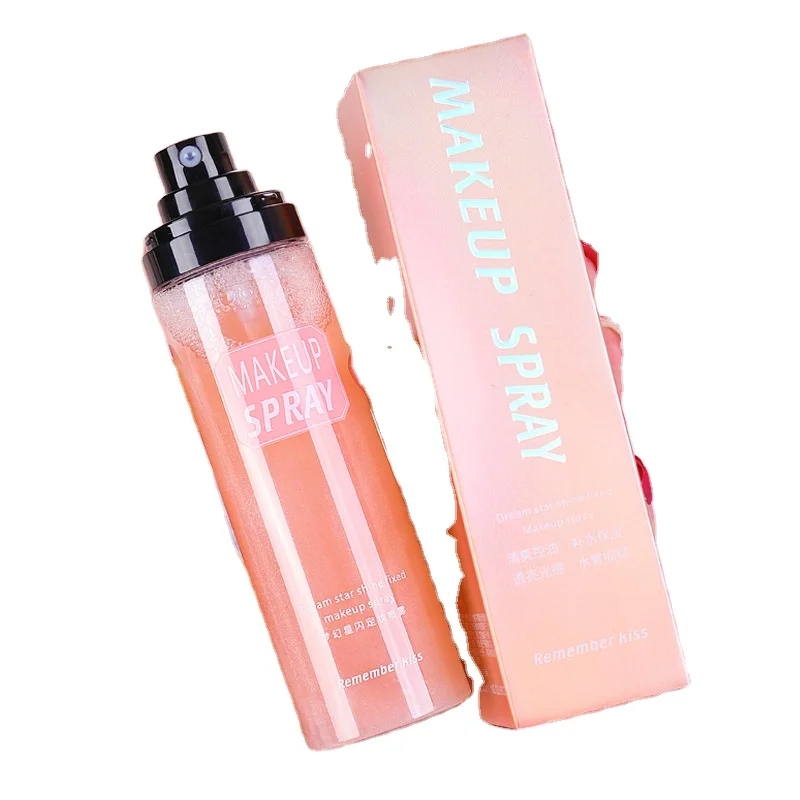 

Luminous highlighter spray lasting setting spray moisturizing body oil shimmering 100ml makeup private label