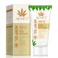 

Aliver Hot selling Nourishing antiaging Hemp Seed Oil Face Cream for wrinkles and dry skin