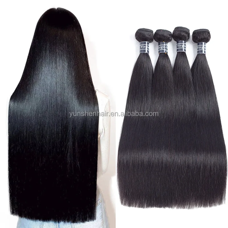 

Wholesale Virgin Human Hair Bundle Vendors,Raw Virgin Brazilian Cuticle Aligned Hair,Mink Brazilian Raw Human Hair Weave Bundles, Natural black/ #1b color