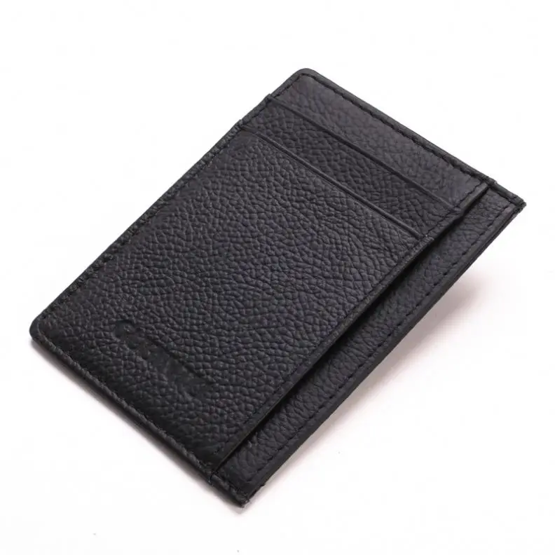 

AIYIYANG 2021 New Card Holder Genuine Leather Slim Wallet Rfid Men's Coin Purse