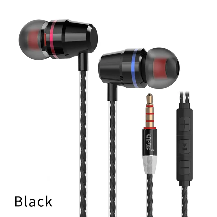 

Hot Sale Premium Sound Quality Wired In-ear Headphones Built-in Mic And Remote