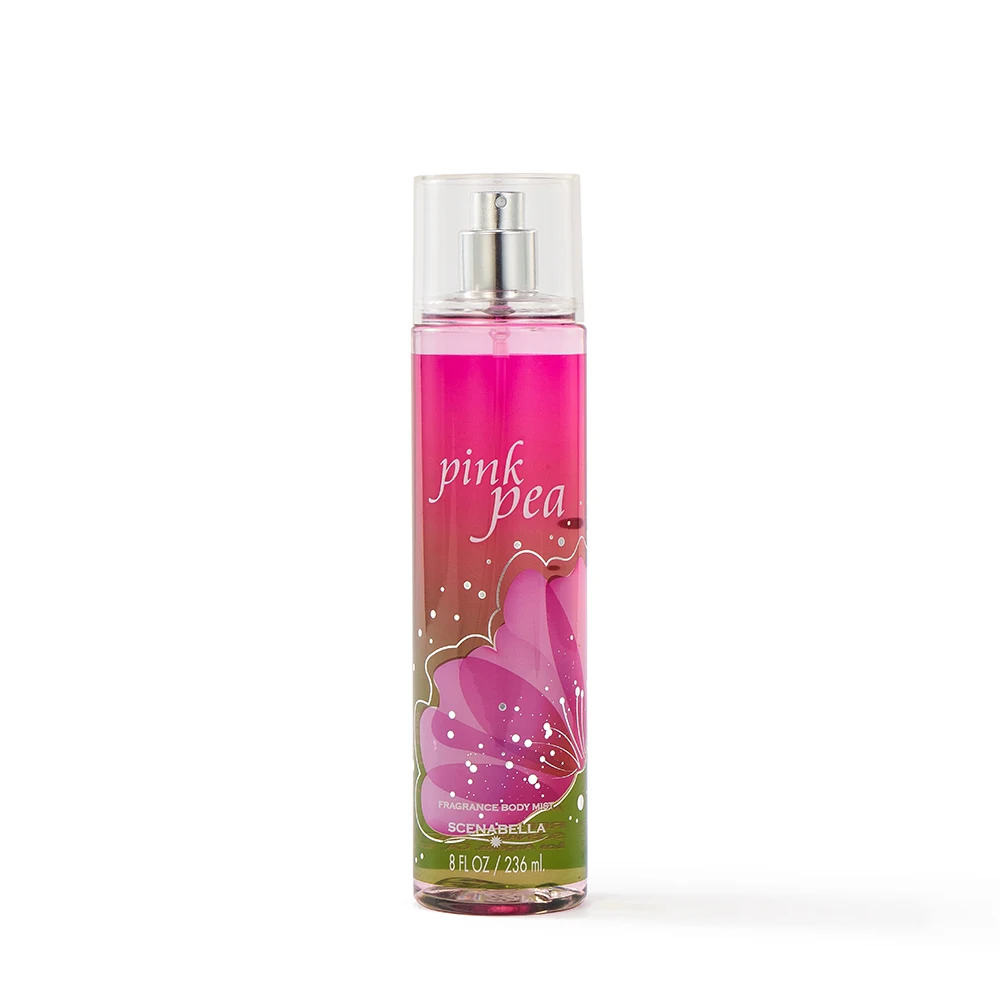 

Scenabella 236ml Private Label Parfum original Manufacturer Body Splash Pink Pea Fragrance Cosmetic Body Splash And Body Mist