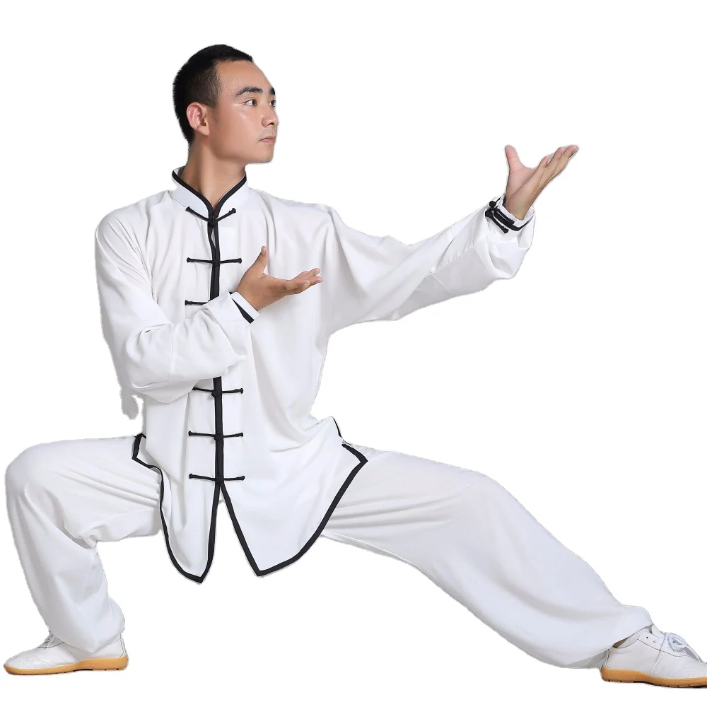 

Unisex Kungfu Suits Factory Sale Advanced Fashion Kungfu Uniforms Cotton Silk taichi uniform tang suit Chinese stand collar, As the pictures