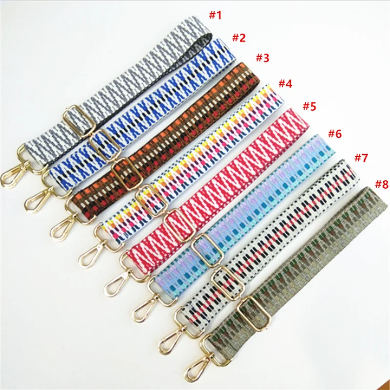 

New Hot Sale Colorful Woven Strap for Handbag Muliti-functional and High Quality Bag Straps for Crossbody Bag