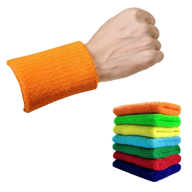 

Sports Yoga Sweatband 8*10CM Poly Professional Wristband Sweat Wrist Band