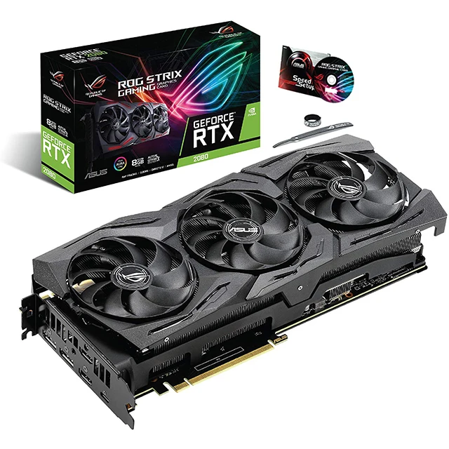 

ASUS Best Selling NVIDIA GeForce ROG STIRX RTX2080 8GB Gaming GDDR6 Graphics Card with PCI Express 3.0