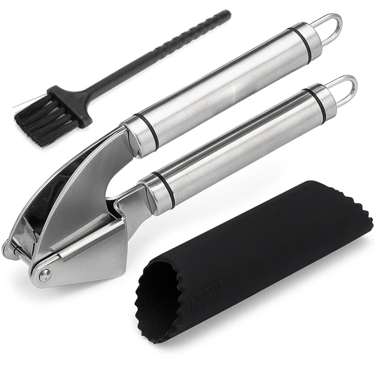 

Rusting-proof Stainless Steel Garlic Press Crusher