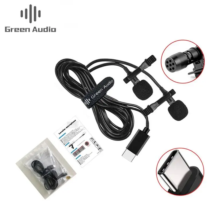 

GAM-140T New Design Lav Microphone For Smartphone With Great Price, Black