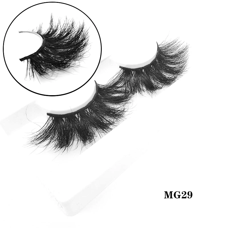 

2021 Diana Vendor Wholesale Price Wispy Private Label 25mm 30mm 3d Fluffy 100% Mink Eyelash, Natural black
