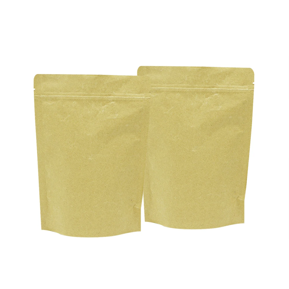 批发深圳工厂铝箔纸袋棕色工艺包装食物零食