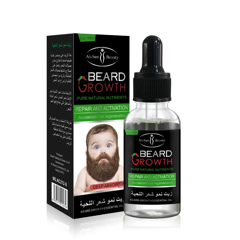 

Veerchy Private Label Bottle Essential Organic Beard Growth Oil Packing Beard Growth and Moisturizing Men Beard Oil, Transparent