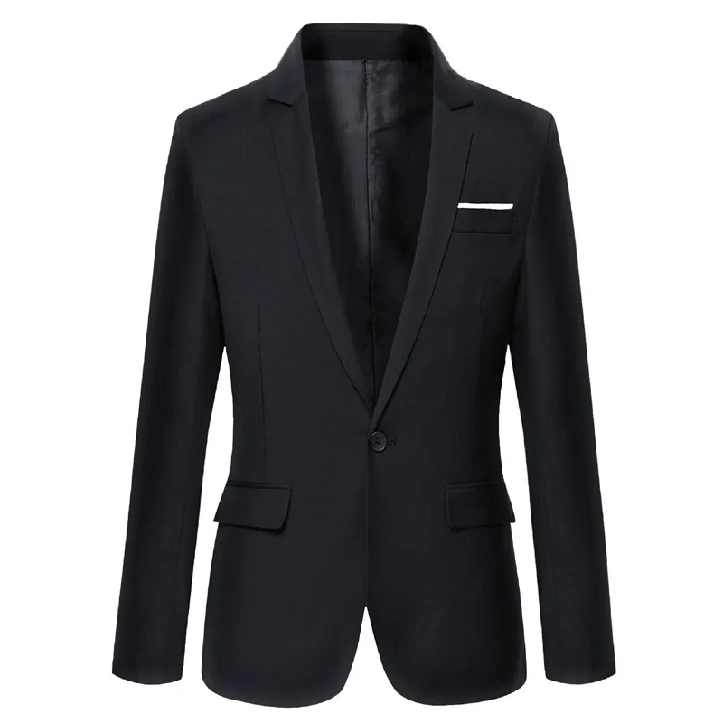 

Professional custom wholesale Men's clothing Top coat suits set Single button Men's Blazer Casual Blazer for men