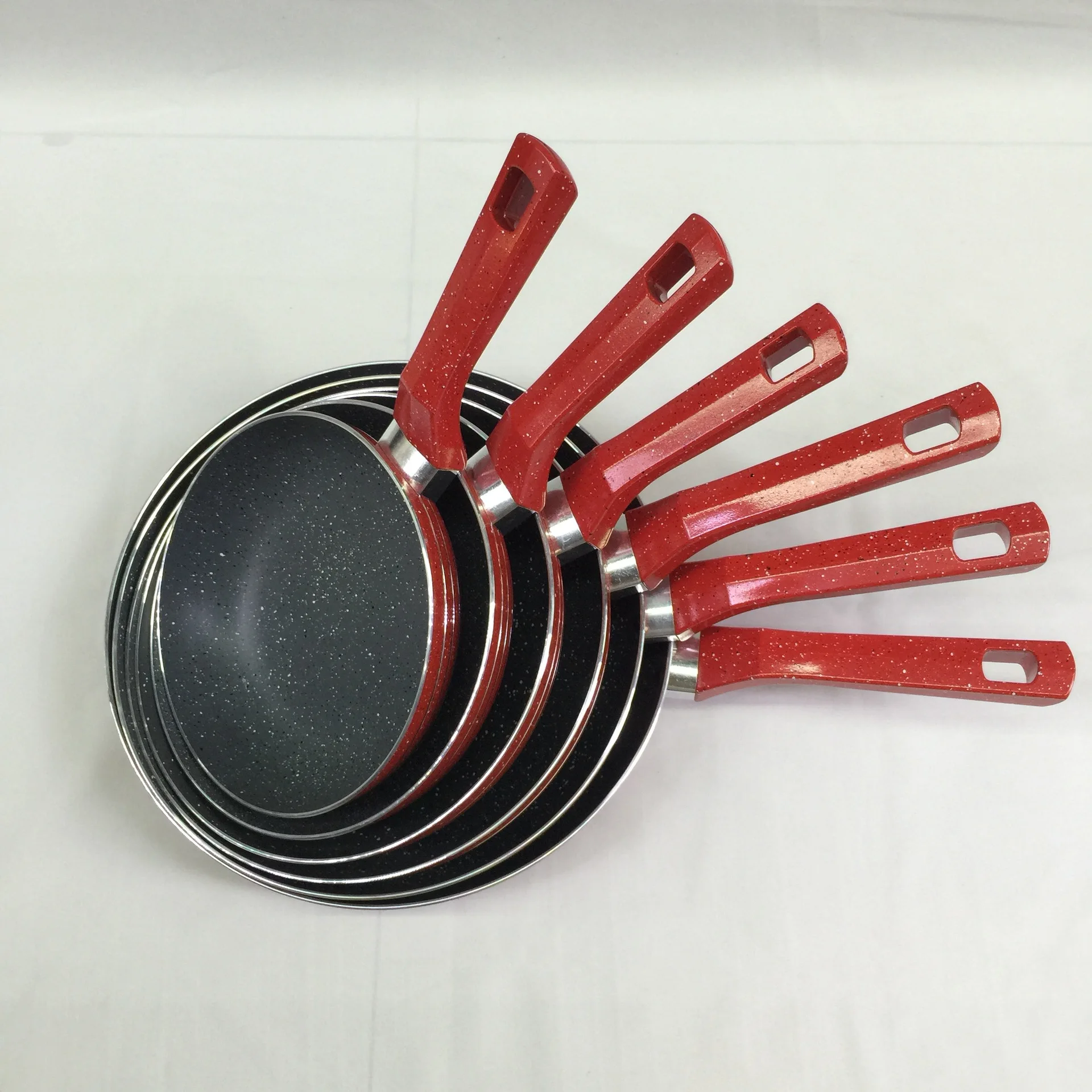 

germany multi cast aluminum splatter non stick frying pans, Customized color