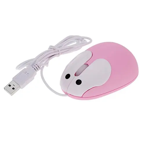 Cartoon Rabbit USB Optical Mouse Comfortable Hand Feel the hare wired Mouse 3D Gaming Lovely Animal Mouse for Desktop PC Laptops