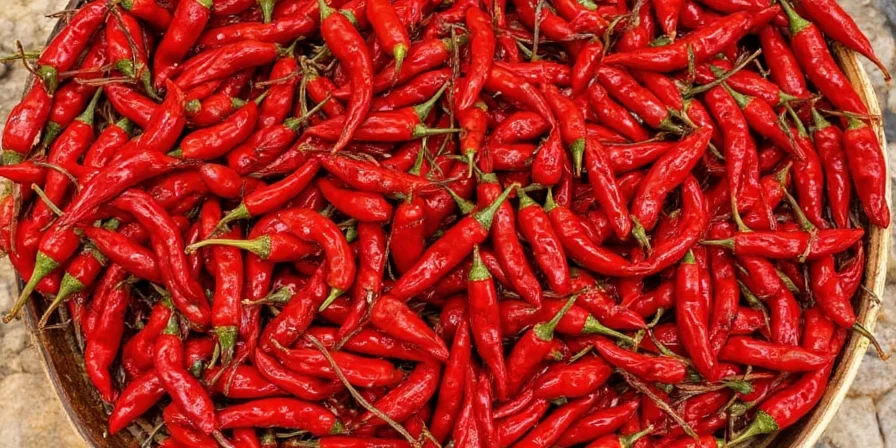 Chili peppers in a food dehydrator
