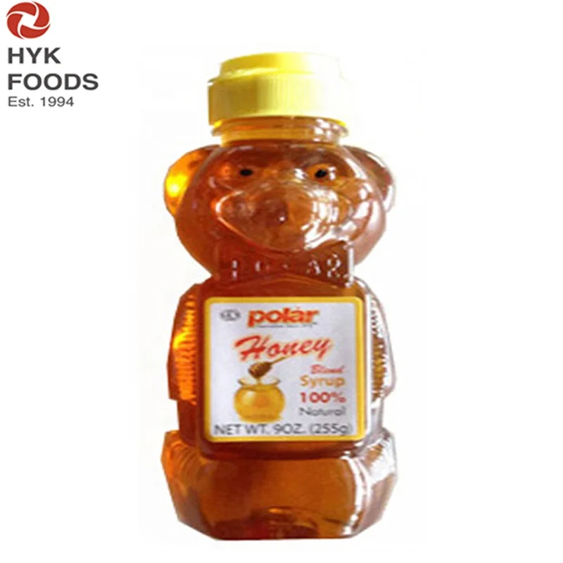 
LOW PRICE PROMOTION bear bottle honey blend syrup with 45%honey 